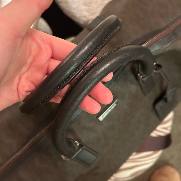 Michael Kors large weekender bag brown monogram print - Picture 5 of 5